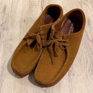 Clarks Men's Tan Suede Loafers